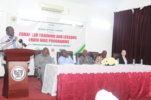 Ministry of Local Government Decentralization and Rural Development in Collaboration with Global Affairs, Canada presents Zonal LED Training and Lessons from MAG Programme